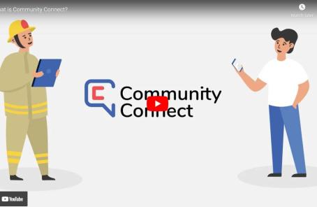 Community Connect Video Intro Slide