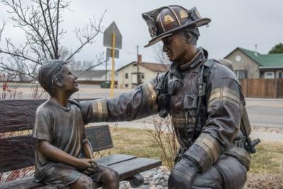 Statue of Firefighter